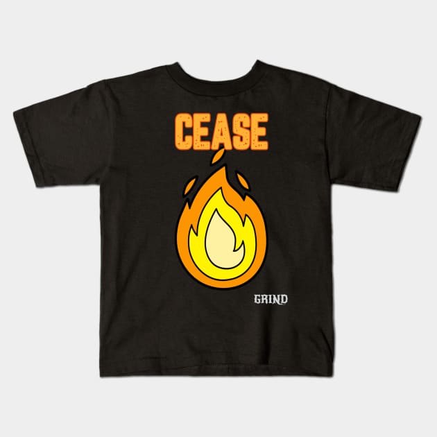 CEASE FIRE Kids T-Shirt by GRIND